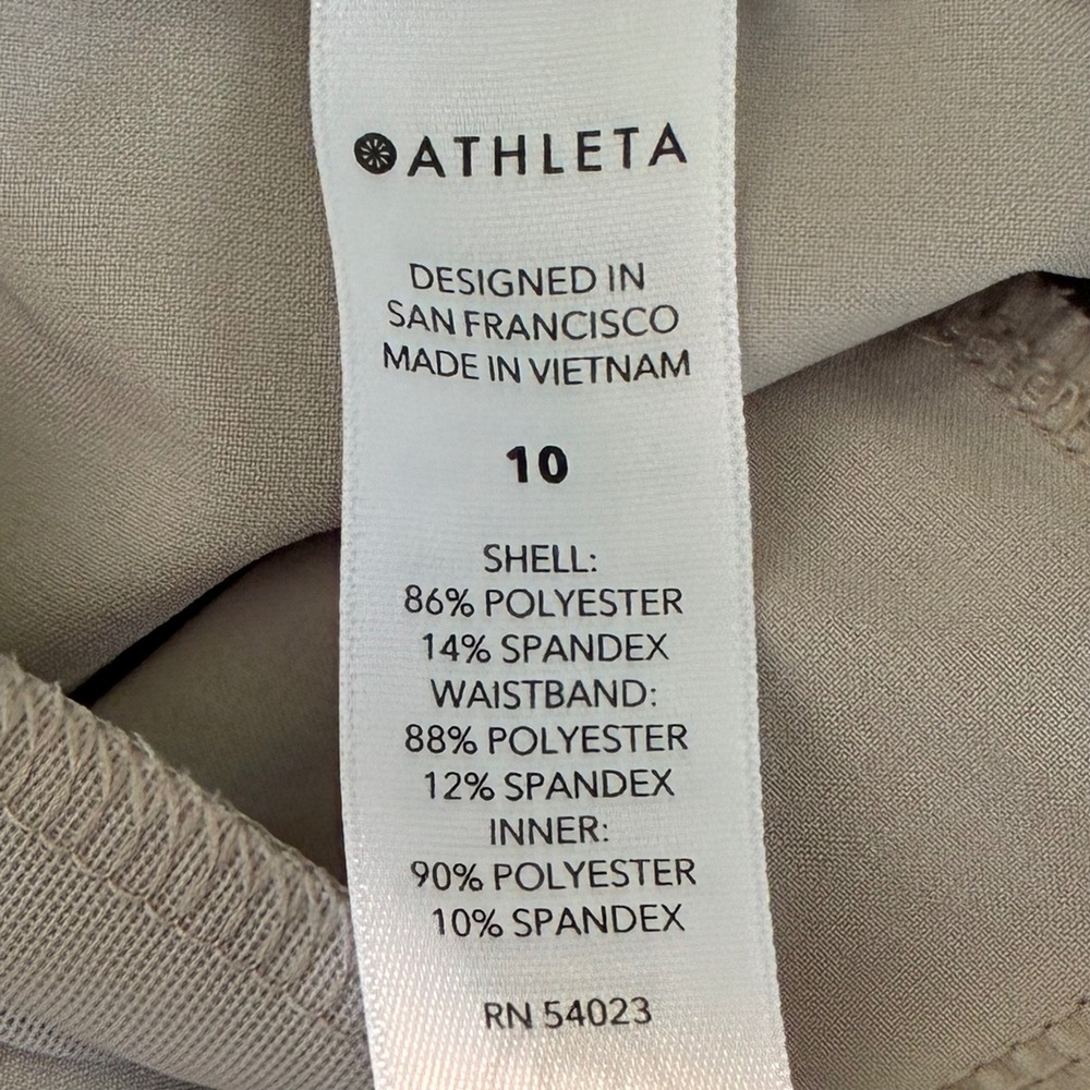 Athleta Soho Skort Size 10 Beige Active Golf Tennis Hiking Skort Womens - Picture 3 of 8